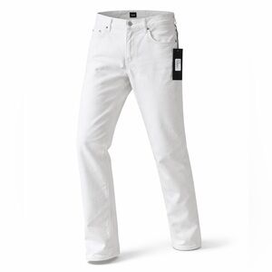 Edwin Kali Ankle Vintage Straight Jeans Womens 30 White Premium Denim 3024